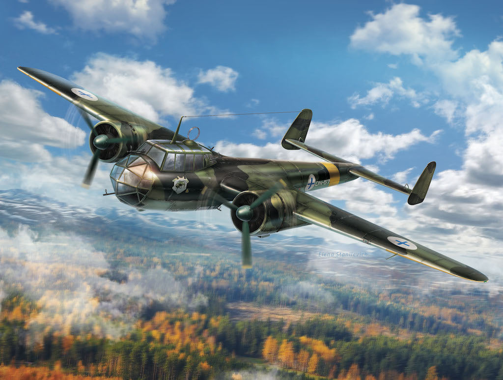 1/72 Do 17Z-2, WWII Finnish Bomber - Hobby Sense