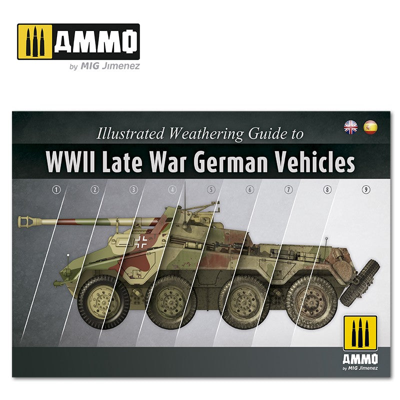 Ammo Mig Illustrated Weathering Guide to WWII Late German Vehicles - Hobby Sense