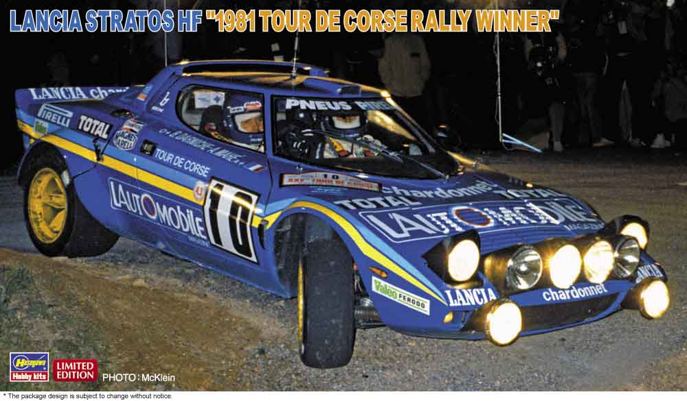 1/24 Lancia Stratos HF 1981 Tour De Corse Rally Winner - Hobby Sense