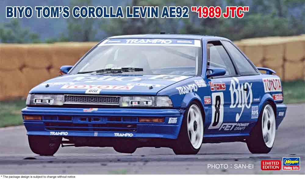 1/24 Biyo Tom's Corolla Levin AE92 1989 JTC - Hobby Sense