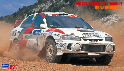 1/24 Mitsubishi Lancer Evolution IV 1997 Acropolis Rally - Hobby Sense