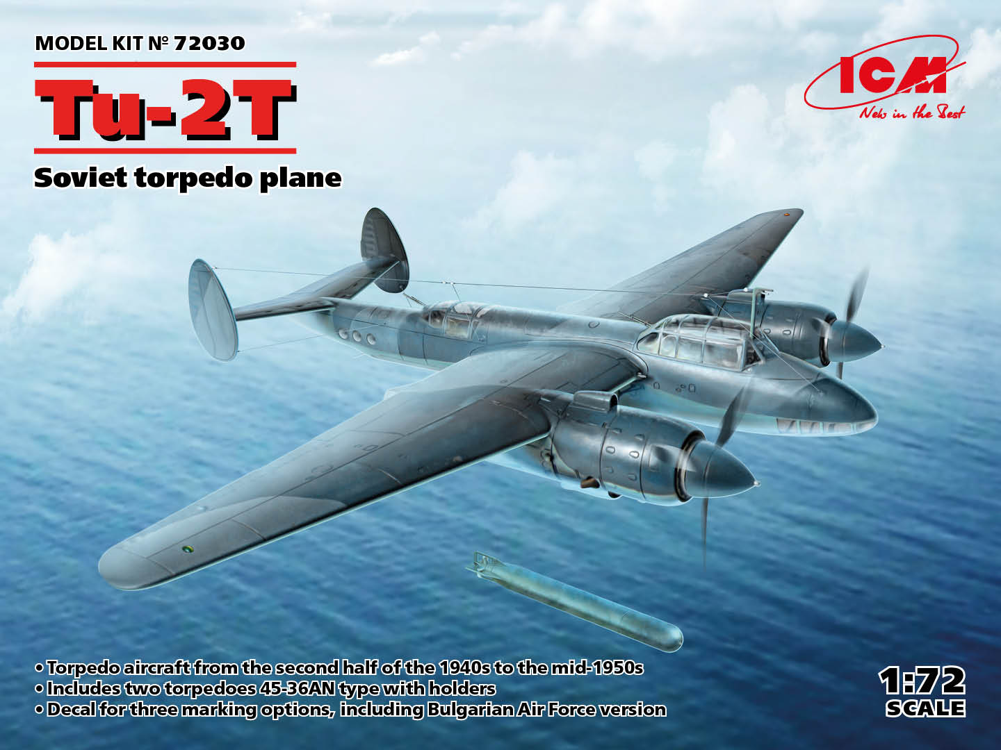 1/72 Tu-2T, Soviet Torpedo Plane - Hobby Sense