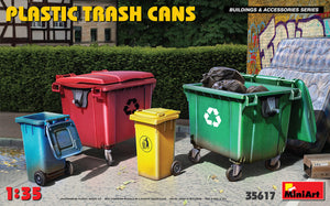 1/35 Plastic Trash Cans - Hobby Sense