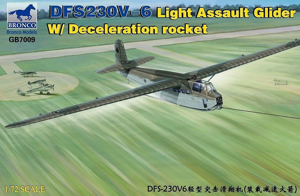 1/72 DFS230V-6 Light Assault Glider w/ Deceleration Rocket Aircarft - Hobby Sense