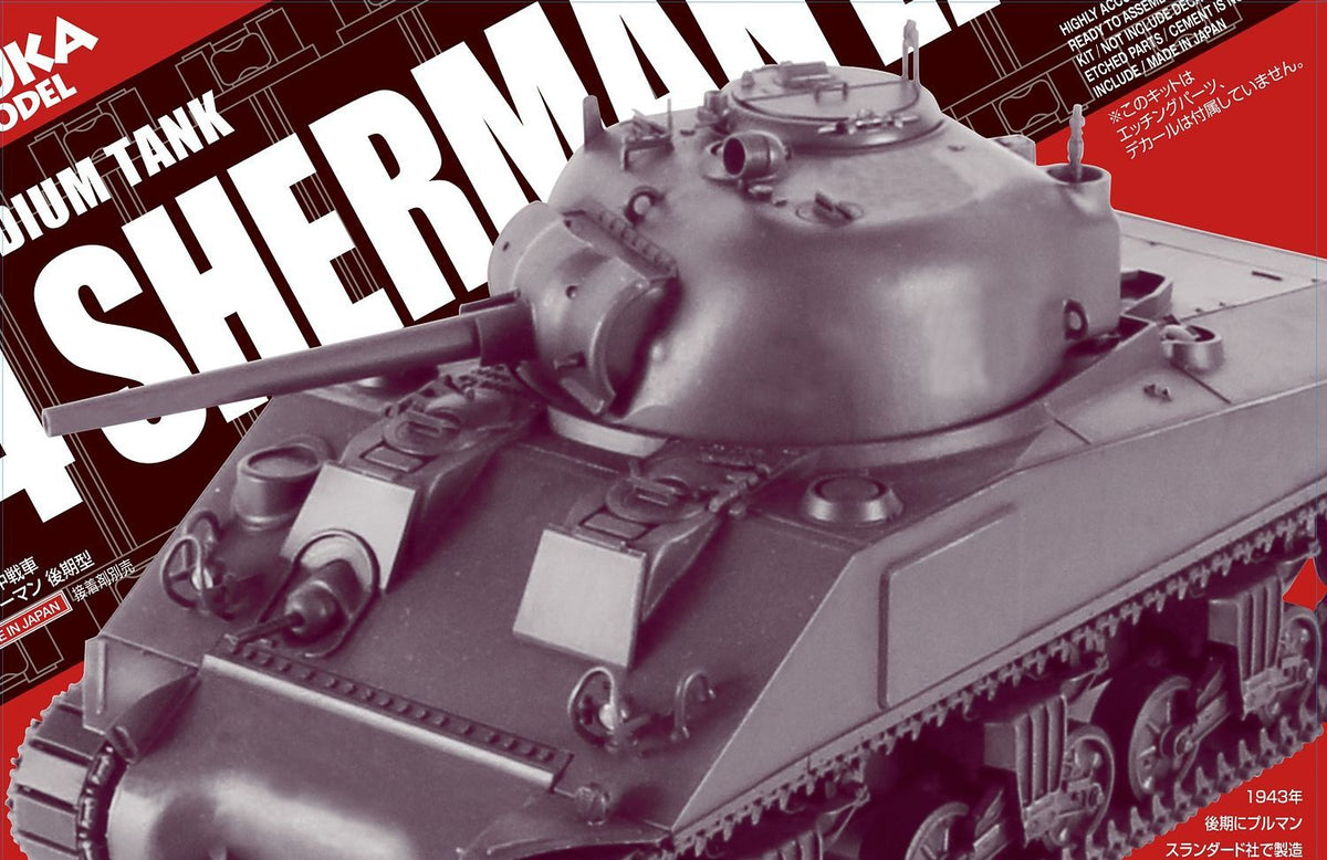 1/35 U.S. Medium Tank M4 Sherman Late - Hobby Sense