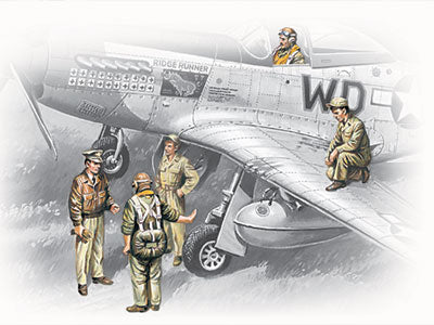 1/48 USAAF Pilots and Ground Personnel (1941-1945) - Hobby Sense