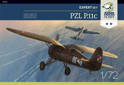 1/72 PZL P.11c Expert Set - Hobby Sense