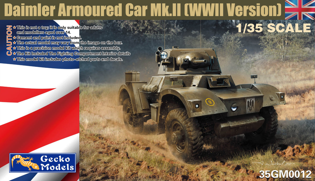 1/35 Daimler Armored Car Mk.II (WWII Version) - Hobby Sense