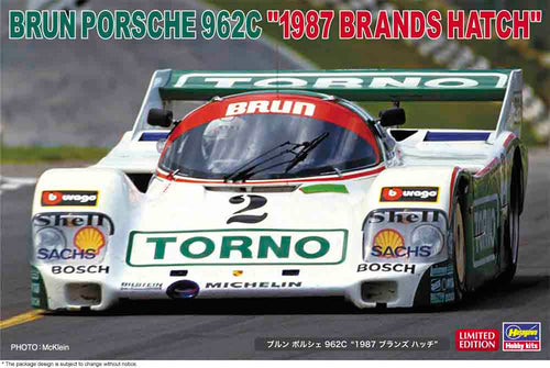 1/24 Brun Porsche 962C 1987 Brands Hatch - Hobby Sense