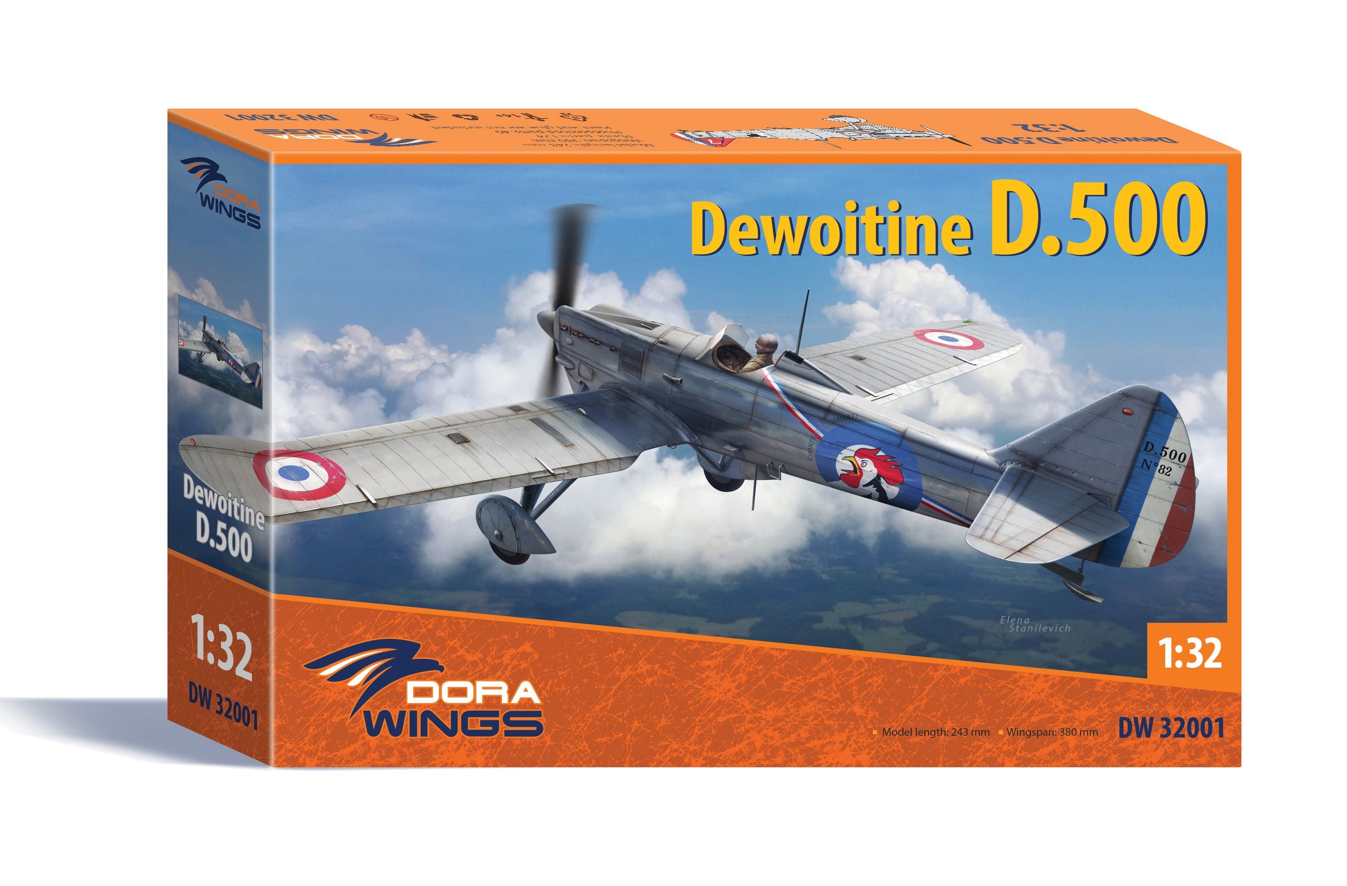 1/32 Dewoitine D.500 - Hobby Sense