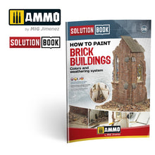 Ammo Mig How to Paint Brick Buildings, Colors & Weathering System - Solution Book - Hobby Sense