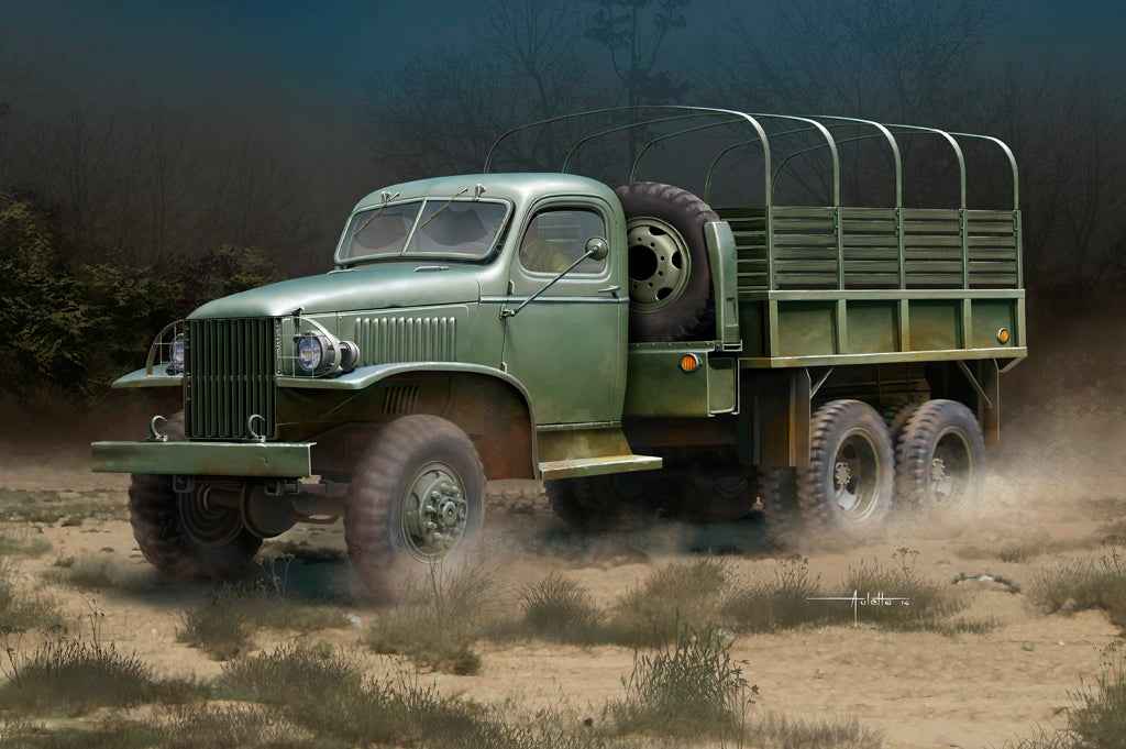 1/35 US GMC CCKW-352 Steel Cargo Truck - Hobby Sense