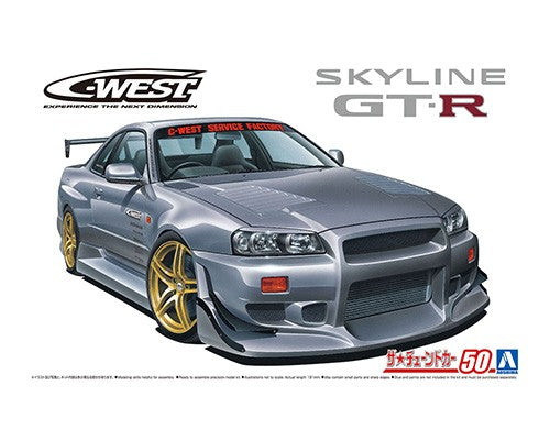 1/24 Nissan C-West BNR34 Skyline GT-R '02 - Hobby Sense