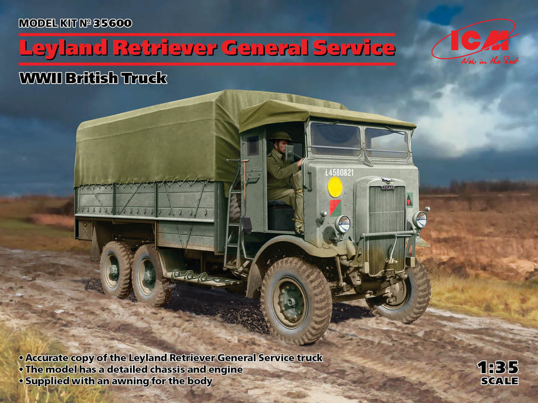 1/35 Leyland Retriever General Service, WWII British Truck - Hobby Sense