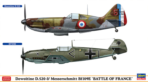 1/72 Dewoitine D.520 & Messerschmitt Bf109E Battle of France - Hobby Sense