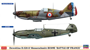 1/72 Dewoitine D.520 & Messerschmitt Bf109E Battle of France - Hobby Sense