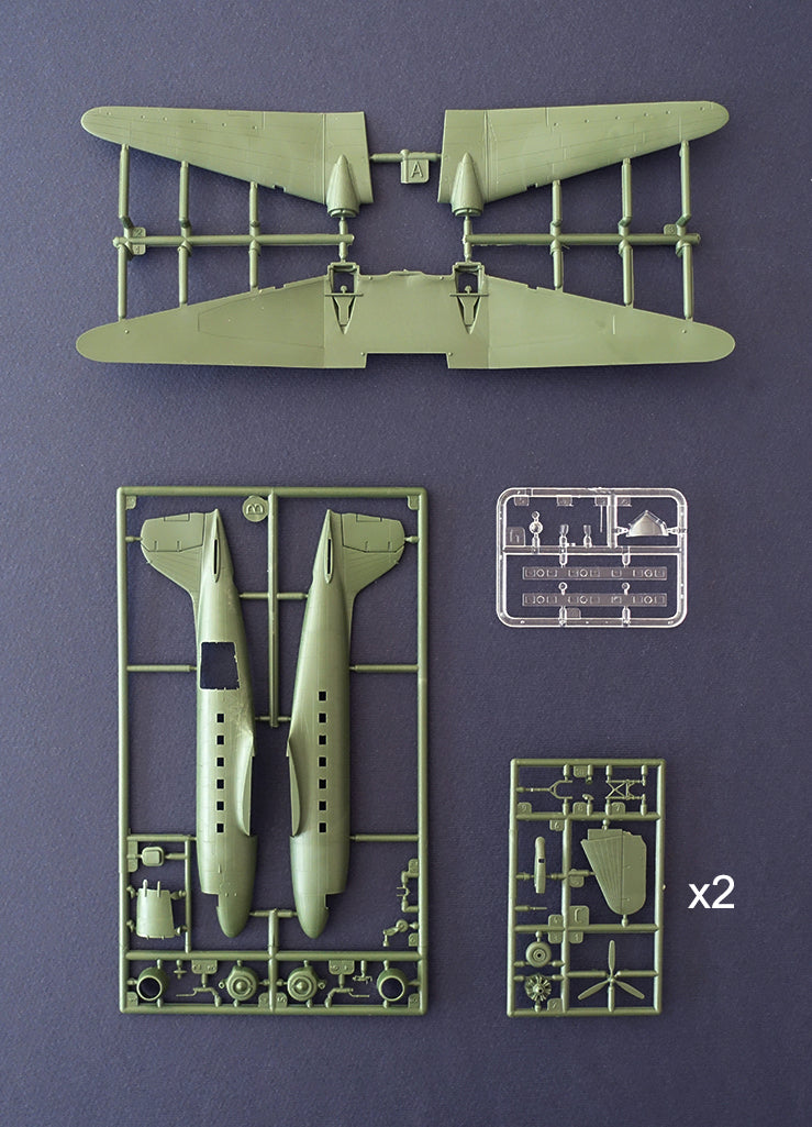 1/144 Douglas C-47 Skytrain (Dakota Mk.III) D-Day Anniversary - Hobby Sense
