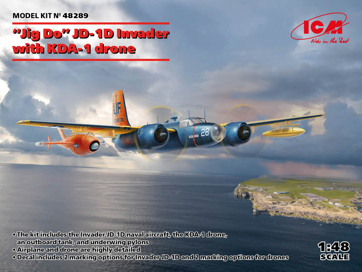 1/48 Jig Dog JD-1D Invader with KDA-1 Drone - Hobby Sense