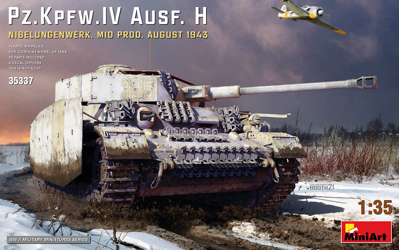 1/35 Pz.Kpfw.IV Ausf. H Nibelungenwerk. Mid Prod. (August 1943) - Hobby Sense