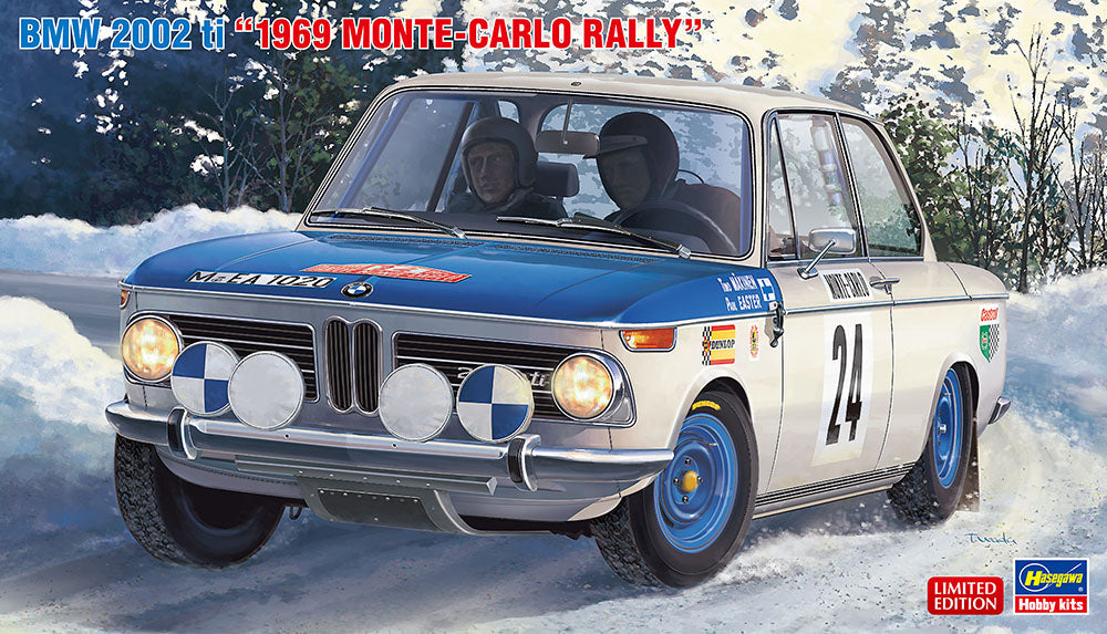 1/24 BMW 2002 TI 1969 Monte Carlo Rally - Hobby Sense