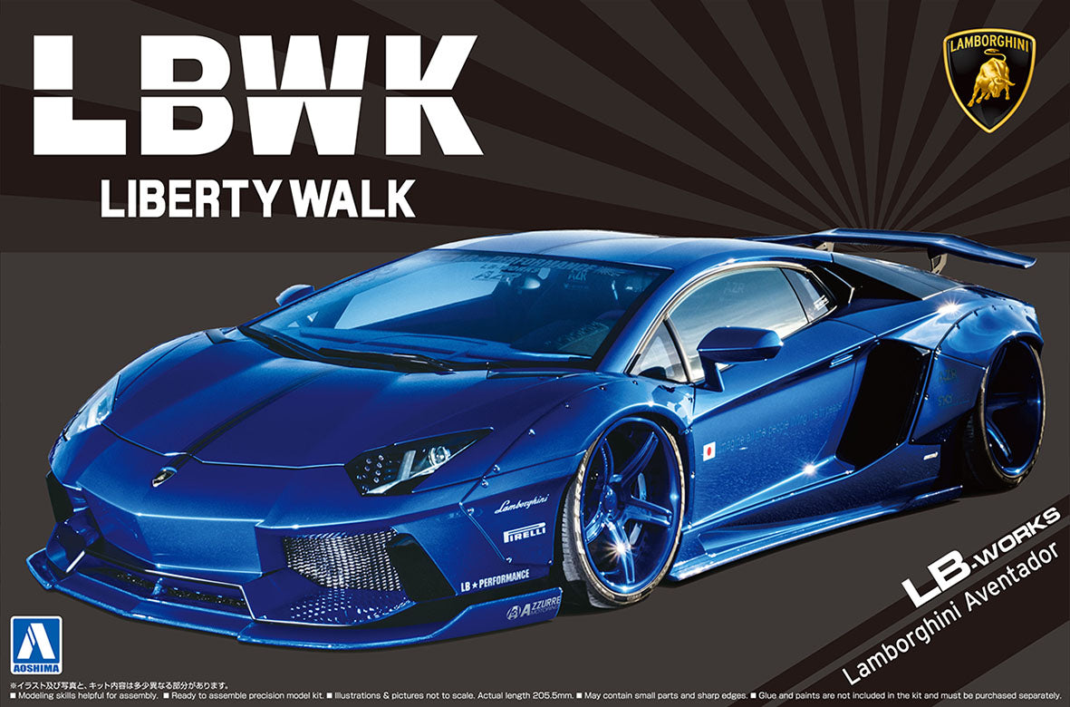 1/24 LB-Works Lamborghini Aventador Ver.2 - Hobby Sense