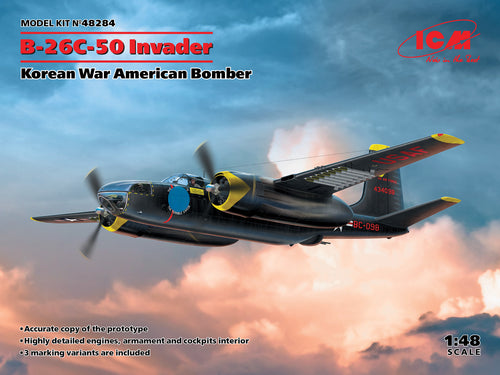 1/48 B26C 50 Invader, Korean War American Bomber - Hobby Sense