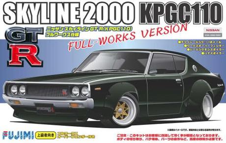 1/24 Nissan Skyline GTR Full-Works Over Fender Race - Hobby Sense