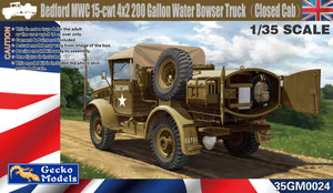 1/35 Bedford MWC 15-cwt 4x2 200 Gallon Water Bowser Truck - Hobby Sense