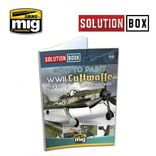 Ammo Mig How to Paint WWII Luftwaffe Late Fighters - Solution Book - Hobby Sense