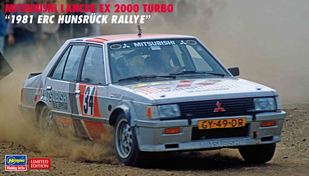1/24 Mitsubishi Lancer Ex 2000 Turbo 1981 ERC Hunsruck Rallye - Hobby Sense