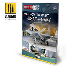 Ammo Mig How To Paint USAF Navy Grey Fighters - Solution Book - Hobby Sense