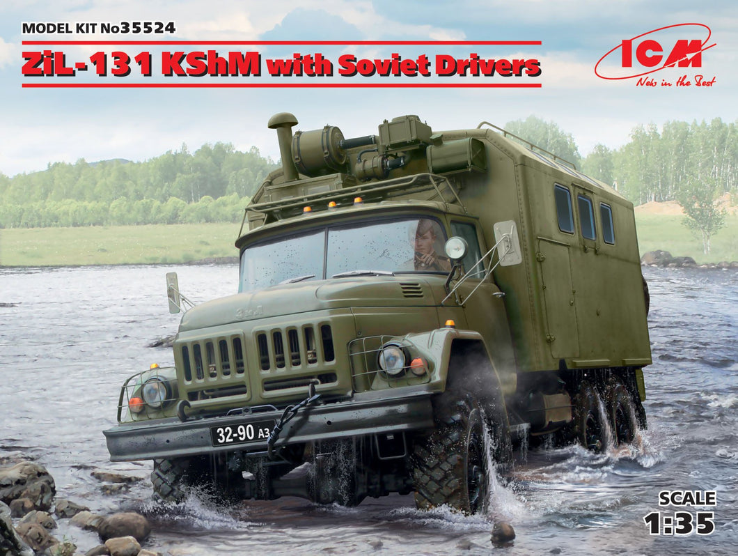 1/35 ZiL-131 KShM with Soviet Drivers - Hobby Sense