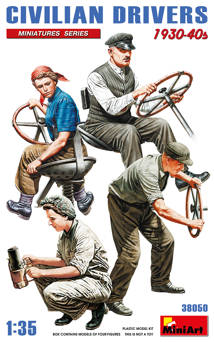 1/35 Civilian Drivers 1930-40s - Hobby Sense