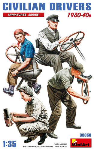 1/35 Civilian Drivers 1930-40s - Hobby Sense