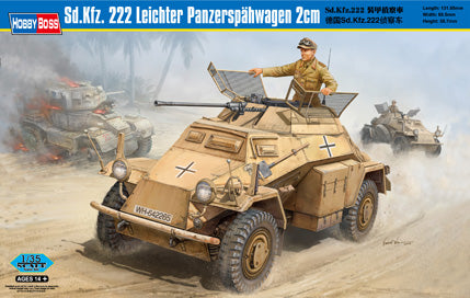 1/35 Sd.Kfz.222 Leichter Panzerspahwagen 2cm - Hobby Sense