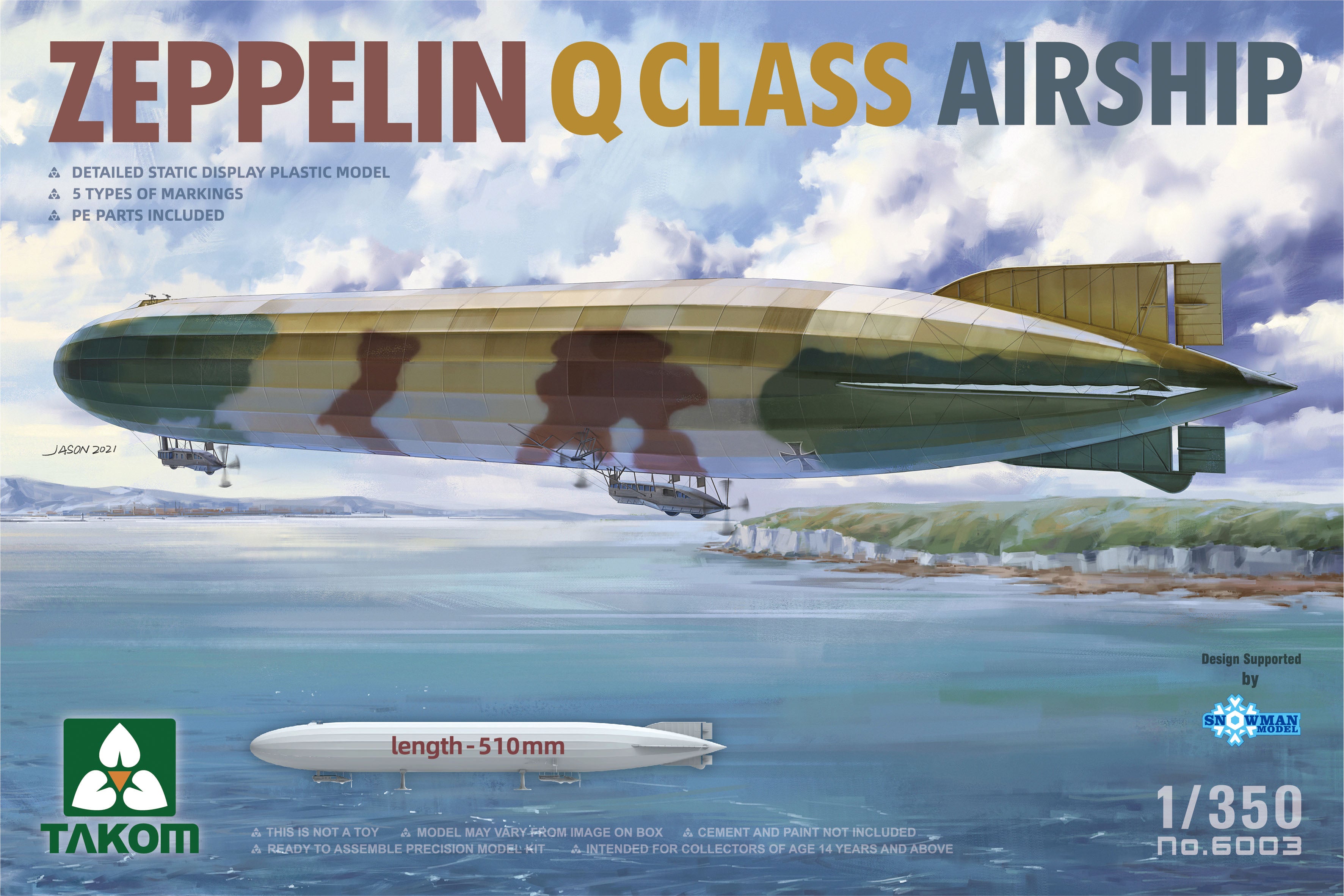 1/350 Zeppelin Q Class Airship - Hobby Sense