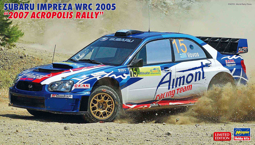 1/24 Subaru Impreza WRC 2005, 2007 Acropolis Rally - Hobby Sense