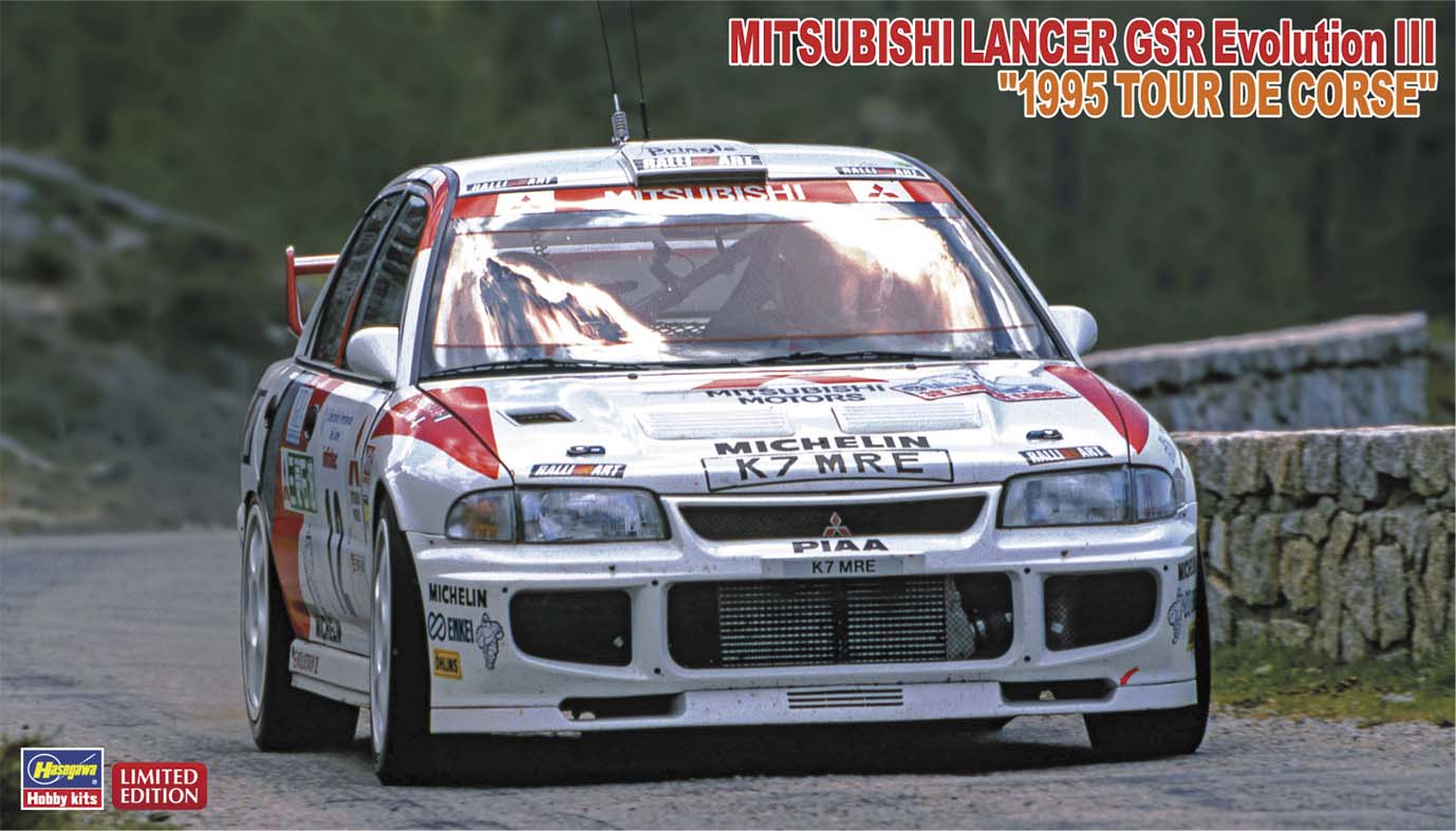 1/24 Mitsubishi Lancer GSR Evolution III 1995 Tour De Corse - Hobby Sense
