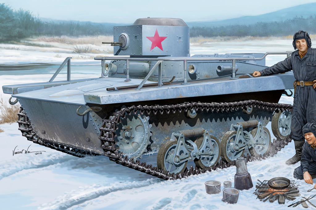 1/35 Soviet T37TU Command Tank - Hobby Sense