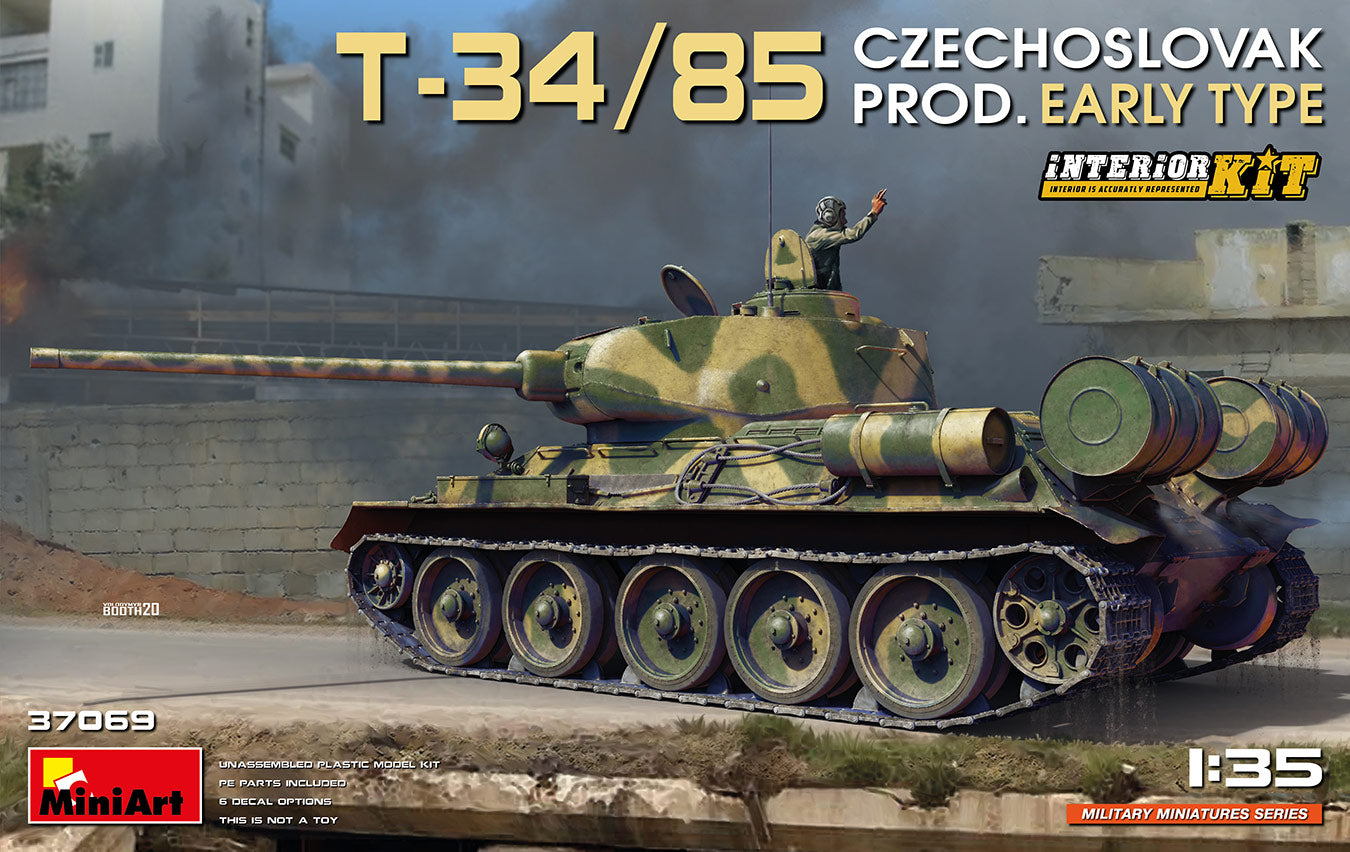 1/35 T34/85 Czechoslovak Prod. Early Type. Interior Kit - Hobby Sense