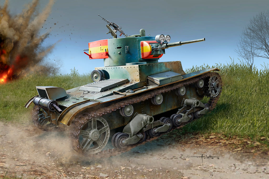 1/35 Soviet T26 Light Infantry Tank Mod.1936/1937 - Hobby Sense