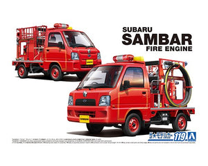1/24 Subaru Sambar Fire Engine - Hobby Sense