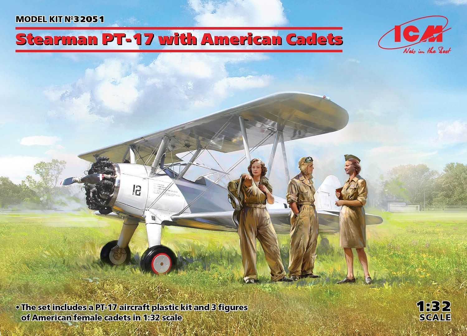 1/32 Stearman PT17 with American Cadets - Hobby Sense
