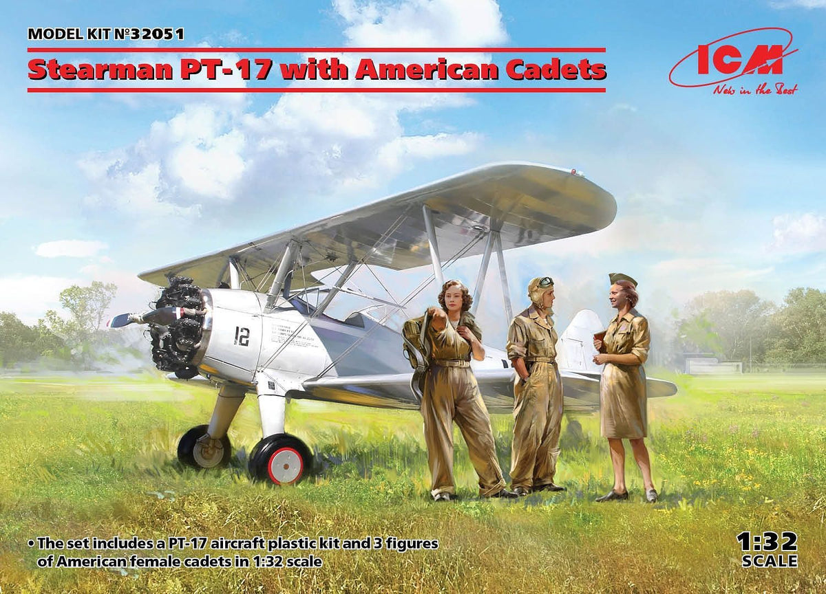 1/32 Stearman PT17 with American Cadets - Hobby Sense