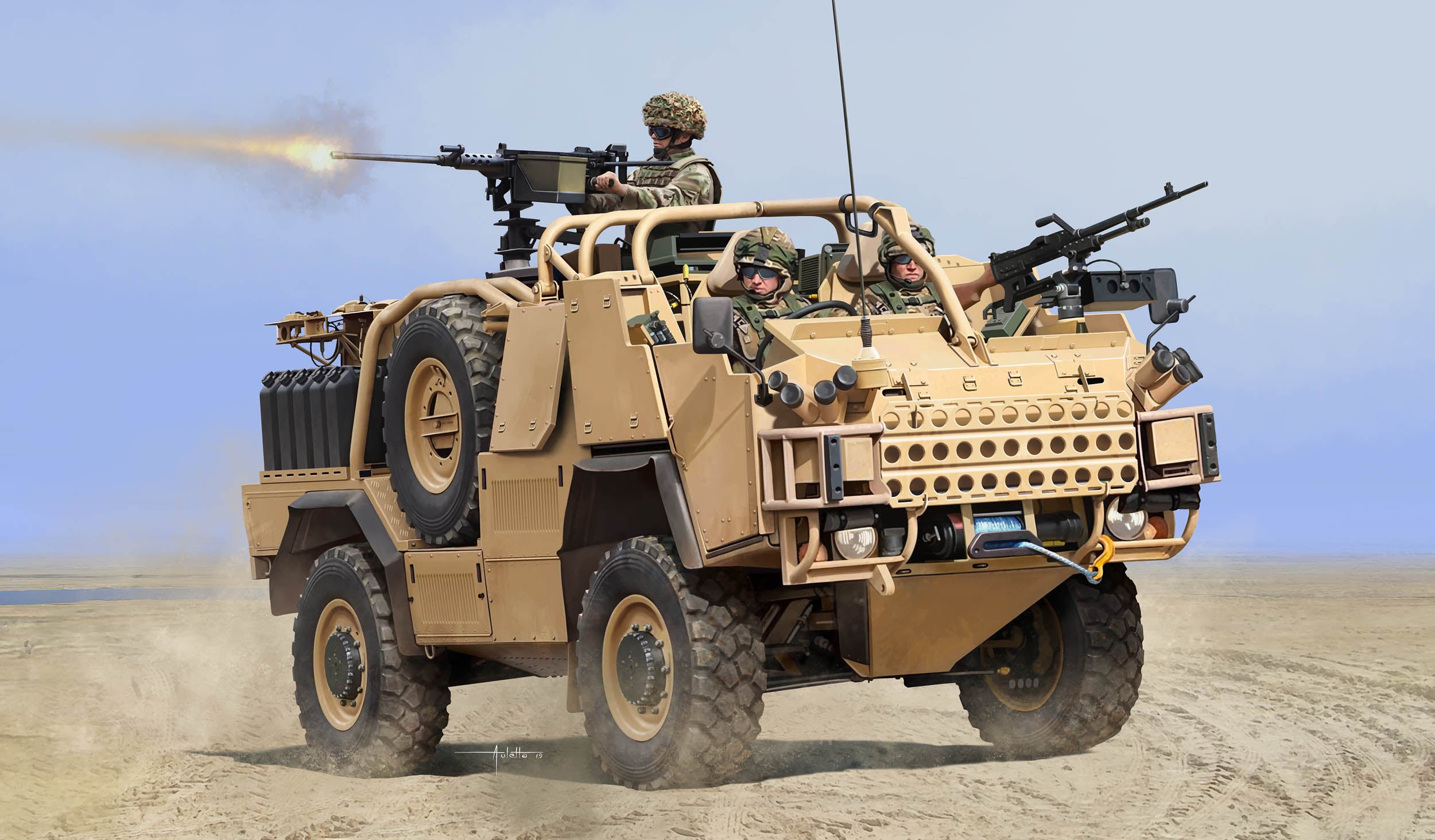 1/35 Jackal 2 High Mobility Weapon Platform - Hobby Sense