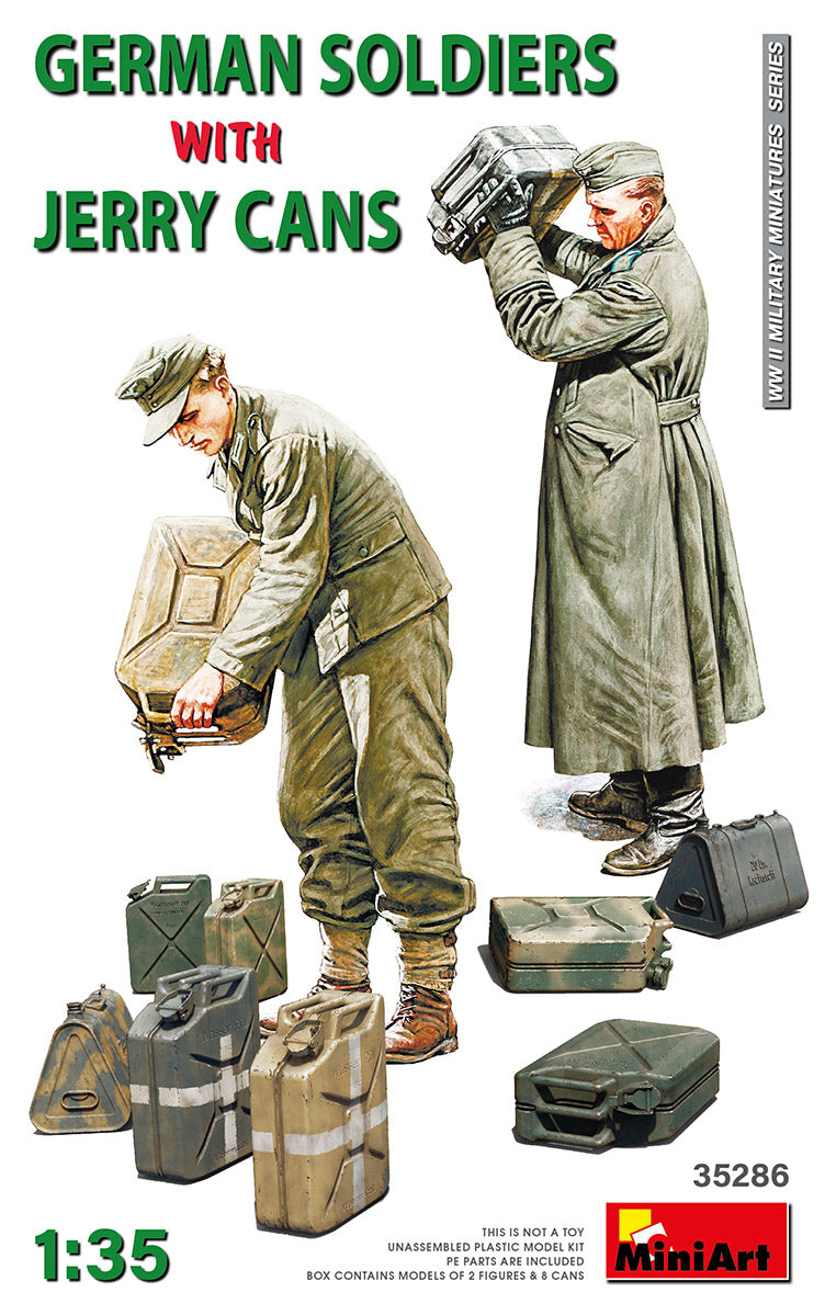 1/35 German Soldiers w/Jerry Cans - Hobby Sense
