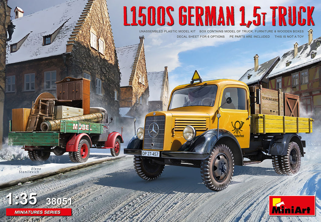 1/35 L1500S German 1.5t Truck - Hobby Sense
