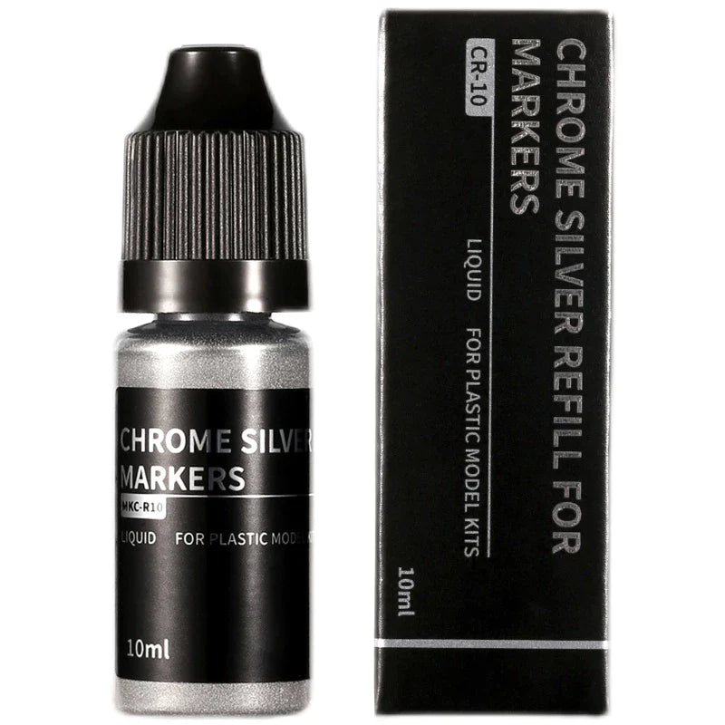 Chrome Silver Refill For Markers 10ml - Hobby Sense
