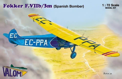 1/72 Fokker F.VIIb/3m (Spanish Bomber) - Hobby Sense