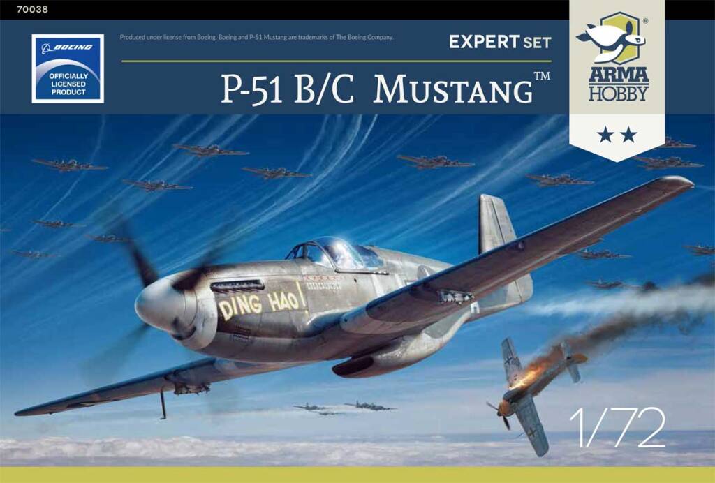 1/72 P51 B/C Mustang Expert Set - Hobby Sense